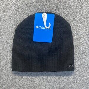 Columbia Men’s Black Beanie One Size Unisex Hat,Hiking,Outdoor New